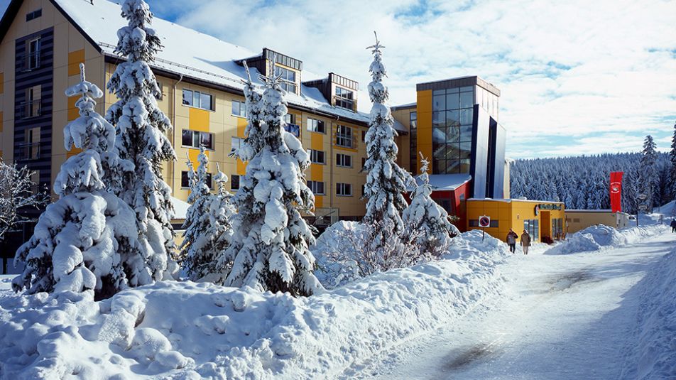 Ferienzentrum Oberhof im Schnee